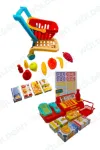 Toys Yazar Kasa Alışveriş Seti – Meyveli Market Arabası & Evcilik Pazar Oyun Seti resmi
